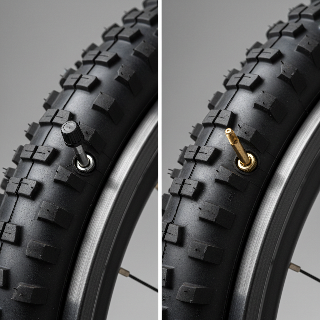 bicycle tire changing presta valve to schrader
