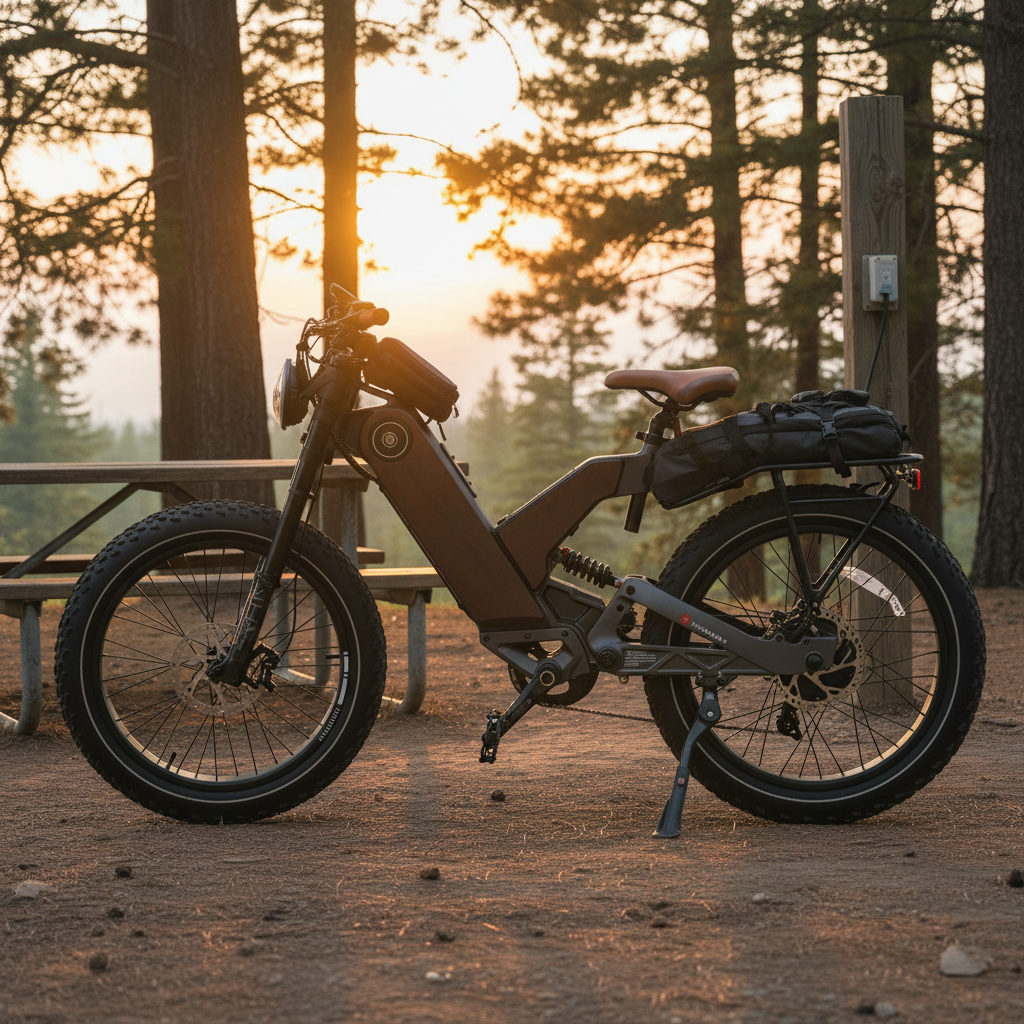 Finding Campgrounds with E-Bike Charging