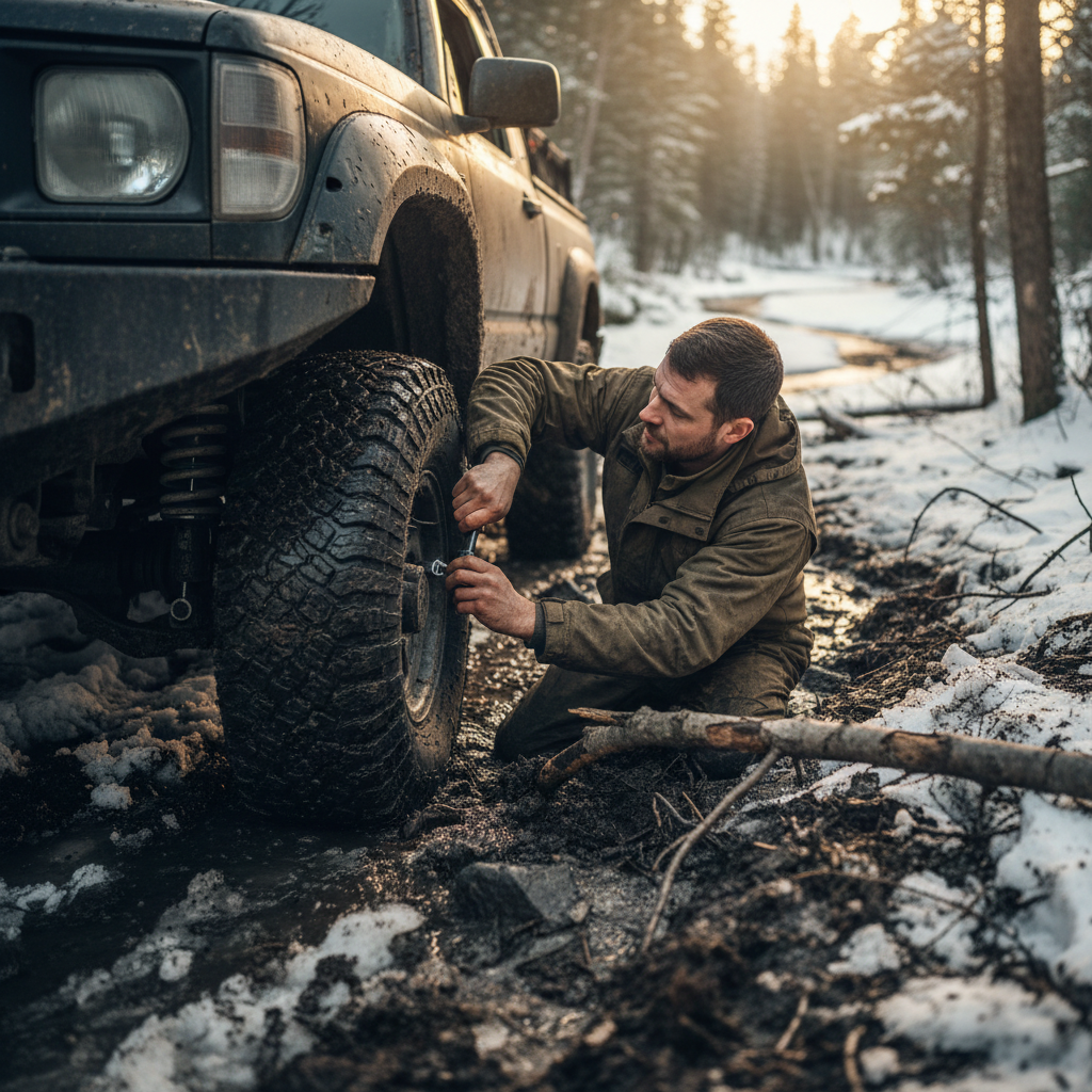 Suspension Tuning for Hidden Obstacles in Snow & Mud