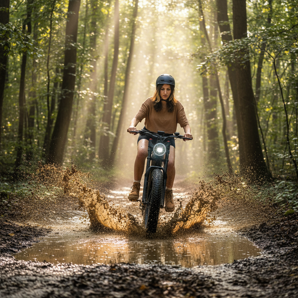 Proactive Gear Shifting for Muddy and Sandy Trails