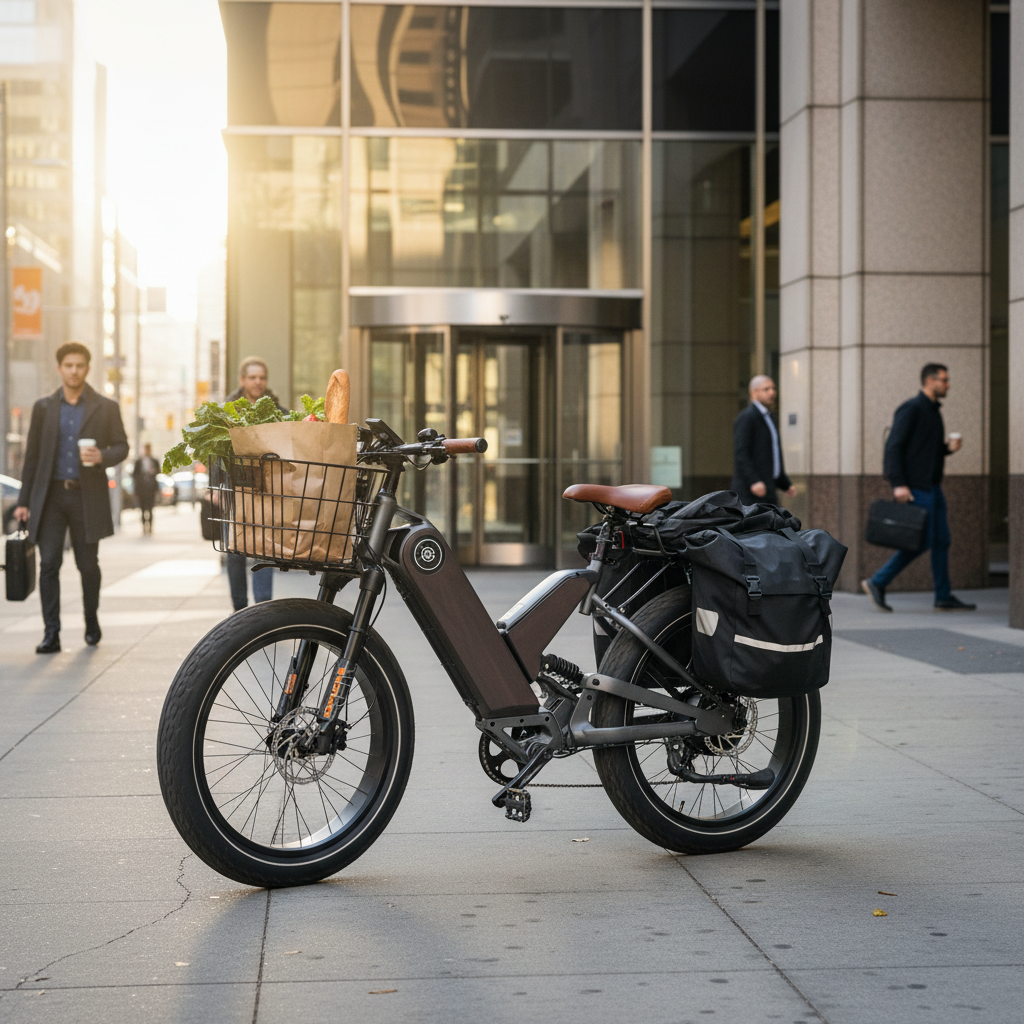 Commuting with Cargo: E-Bike vs. Car Trunk Capacity