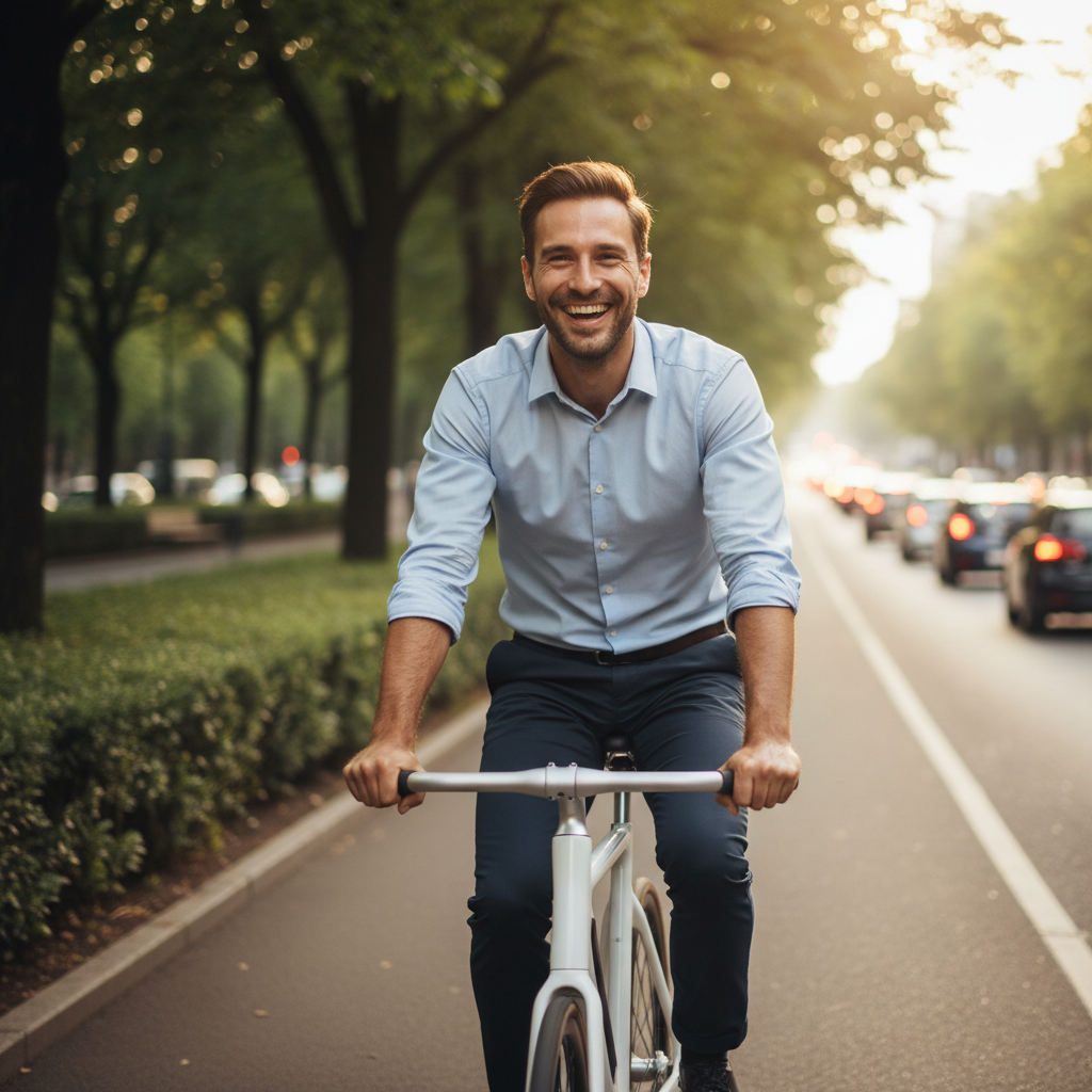 The Mental Toll of Commuting: E-Bike vs. Car Traffic