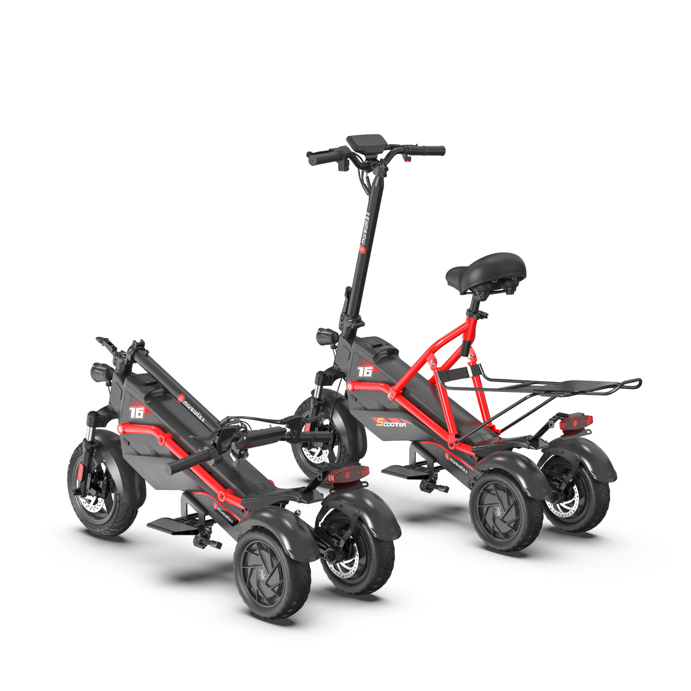 Marsant's x dual motor three-wheel electric scooter models