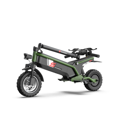 Marsant's x off-road electric scooter with seat, foldable design
