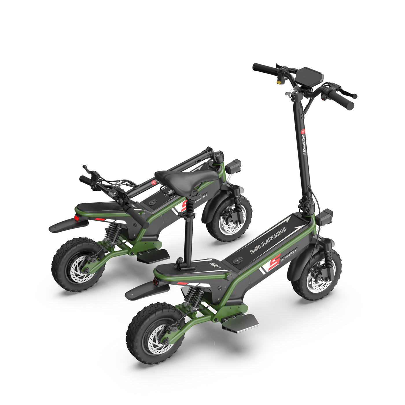 Marsant's x 500W Electric Scooter with Seat, foldable design