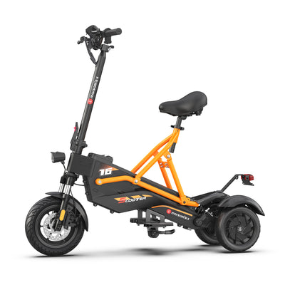 Marsant's x Three Wheel Electric Scooter with easy fold design