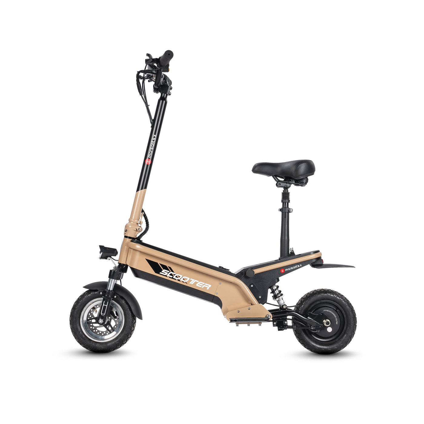 Marsant's x Off Road Electric Scooter With Seat foldable electric scooter