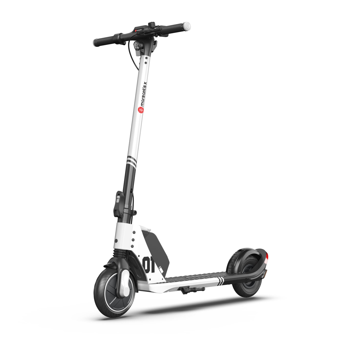 Marsant's x White Electric Kick Scooter for Adults.