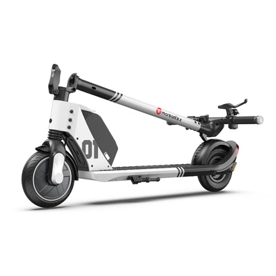 Marsant's x White 8-inch Electric Kick Scooter, Foldable Design.