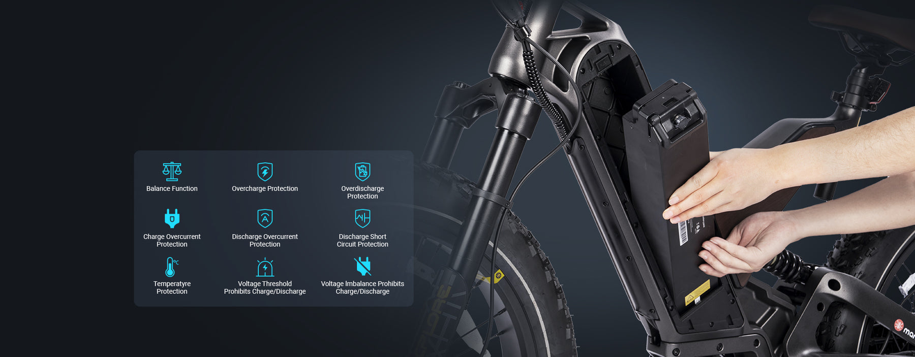 marsants'x ANT5 Large Capacity  Removable Battery