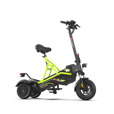 Marsant's x three-wheel electric scooter with seat for adults
